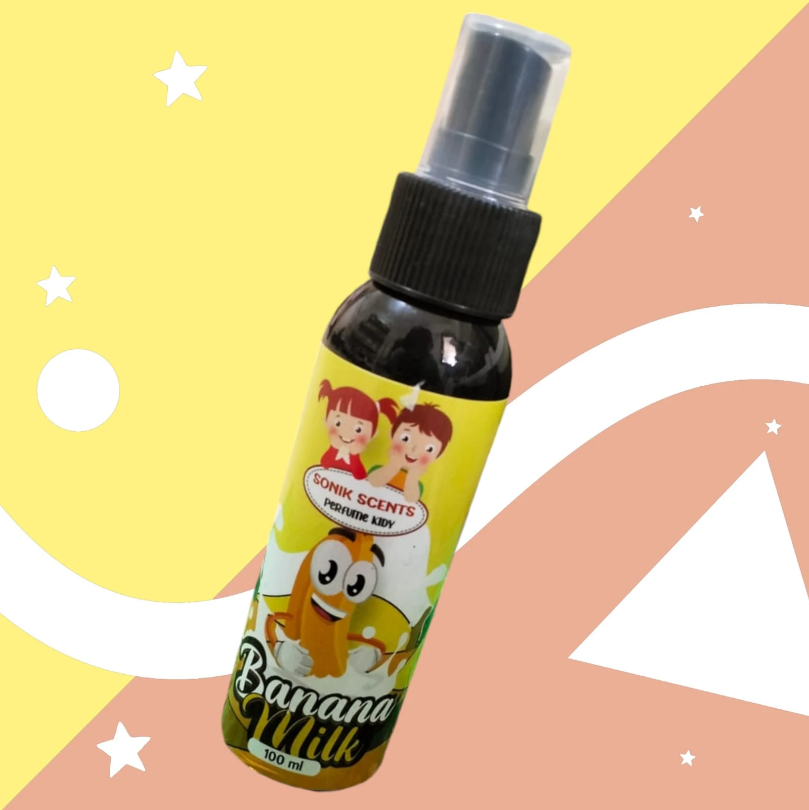 paket hemat 2 pcs parfum kidy sonik scents banana milk non alkohol BPOM 100ml